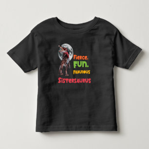 Schwesternsaurus Matching Schwestern Dino Squad De Kleinkind T-shirt