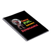 Schwesternsaurus Matching Schwestern Dino Squad De Notizblock (Rechte Seite)
