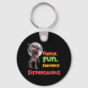 Schwesternsaurus Matching Schwestern Dino Squad De Schlüsselanhänger