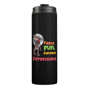 Schwesternsaurus Matching Schwestern Dino Squad De Thermosbecher