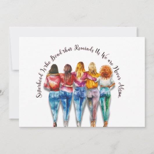 Schwesternschaft Einladung (Vorderseite)