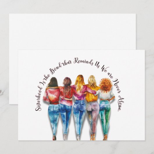 Schwesternschaft Einladung (Vorne/Hinten)