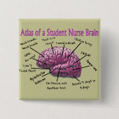 Schwesternschülerin-Geschenke Button (Vorderseite)