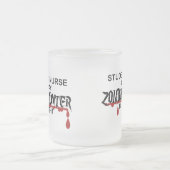 Schwesternschülerin-Zombie-Jäger Mattglastasse (Mittel)