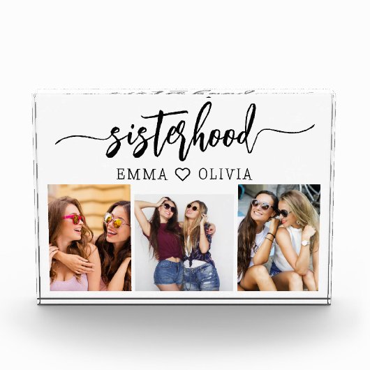 Schwesternschwestern 3 Foto Collage Keepake Gesche (Vorderseite)