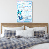 Schwiegereltern für Schwiegertochter Leinwanddruck (Insitu (Schlafzimmer))