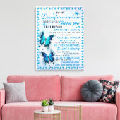 Schwiegereltern für Schwiegertochter Leinwanddruck (Insitu (Wohnzimmer))