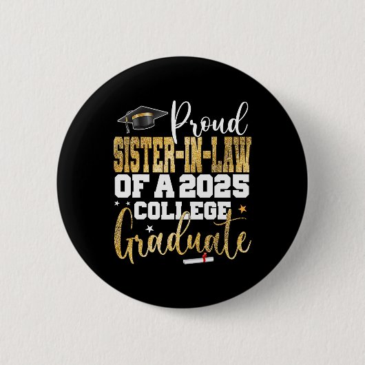 Schwiegerestelle 2025 Graduate Uni Graduati Button (Vorderseite)