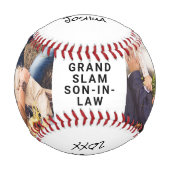 Schwiegerliche Personalisierte Foto Baseball (Vorderseite)