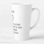 Schwiegermädchen nach Herzkaffee/Latte-Tasse Milchtasse (Rechts)