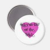 Schwiegerministerin der Braut Magnet (Vorderseite/Rückseite)