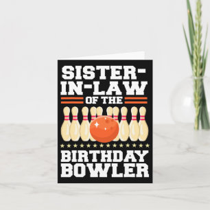 Schwiegerministerin des Bowlings Bowler Bday Karte
