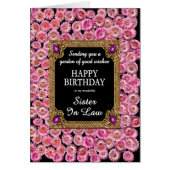 Schwiegermutter Birthday Pink Daisies (Vorne)