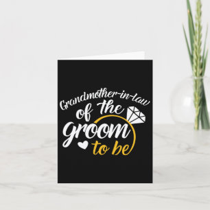 Schwiegermutter der Groom-to-be-Groß-Hochzeit Karte