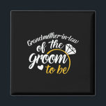 Schwiegermutter der Groom-to-be-Groß-Hochzeit Magnet<br><div class="desc">Schwiegermutter des künftigen großen Hochzeitstages</div>