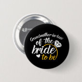 Schwiegermutter der Großen Hochzeit Button (Vorne & Hinten)