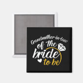 Schwiegermutter der Großen Hochzeit Magnet (Vorderseite/Rückseite)