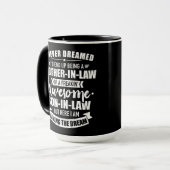 Schwiegermutter des phantastischen Schwiegersohns Tasse (Vorderseite Links)