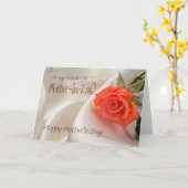 Schwiegermutter eine Mutterkarte mit rosa Rosa Karte (Gelbe Blume)