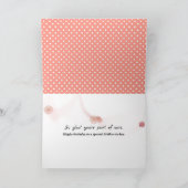 Schwiegermutter Geburtstagskäse auf Polka Dots Karte (Innenseite)