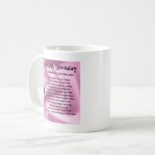 Schwiegermutter-Gedicht - 60. Geburtstag Kaffeetasse (Vorderseite Links)