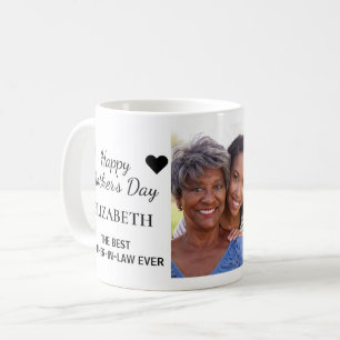 Schwiegermutter glückliches Foto am Muttertag Kaffeetasse