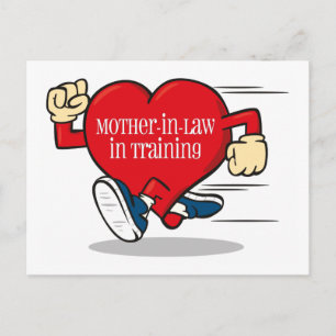 Schwiegermutter in der Ausbildung Postkarte