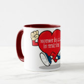 Schwiegermutter in der Trainings-Tasse Tasse (Vorderseite Links)