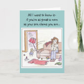 Schwiegermutter Karte (Vorderseite)