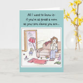 Schwiegermutter Karte (Gelbe Blume)