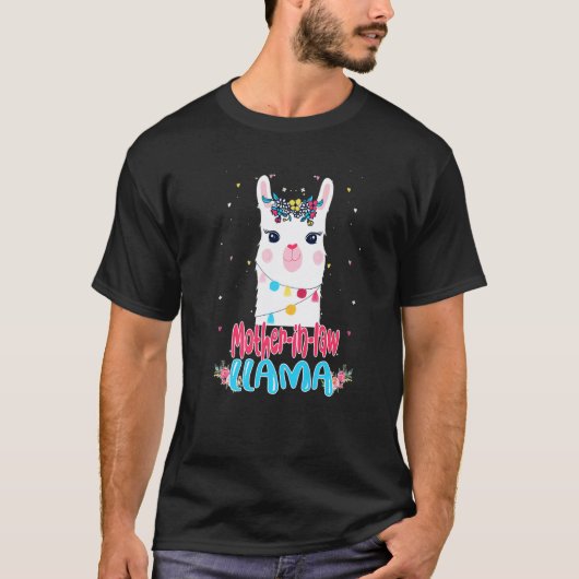 Schwiegermutter Lama Muttertag Mama Geburtstag T-Shirt (Vorderseite)