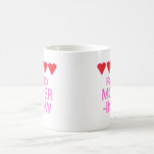 Schwiegermutter mit fünf Herzens Kaffeetasse (Mittel)