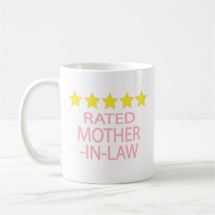 Schwiegermutter mit fünf Sternen Kaffeetasse