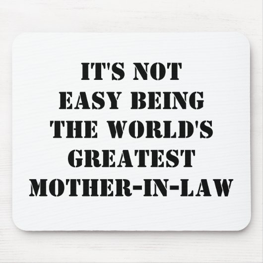 Schwiegermutter Mousepad (Vorne)