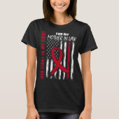 Schwiegermutter Multiple Myeloma Bewusstsein Ameri T-Shirt (Vorderseite)