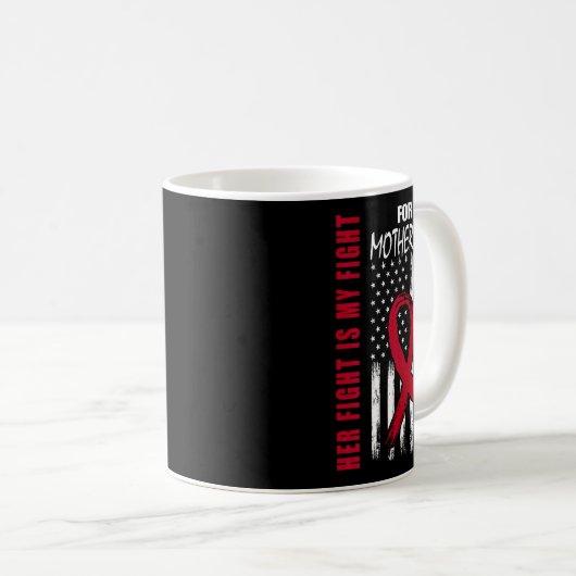 Schwiegermutter Multiples Myelom-Bewusstsein Ameri Kaffeetasse (VorderseiteRechts)