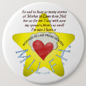 Schwiegermutter vom Himmelsknopf Button (Vorderseite)