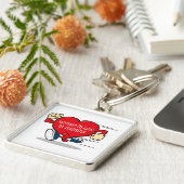 Schwiegermutter, wenn erstklassige Schlüsselkette Schlüsselanhänger (Seite)