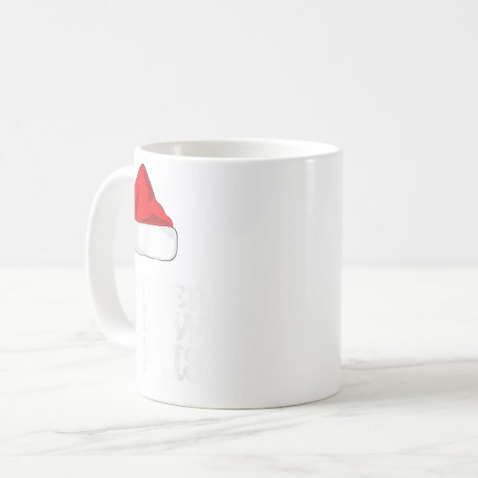 Schwiegersohn Claus Weihnachten Santas Pajama Fami Kaffeetasse (Vorderseite Links)