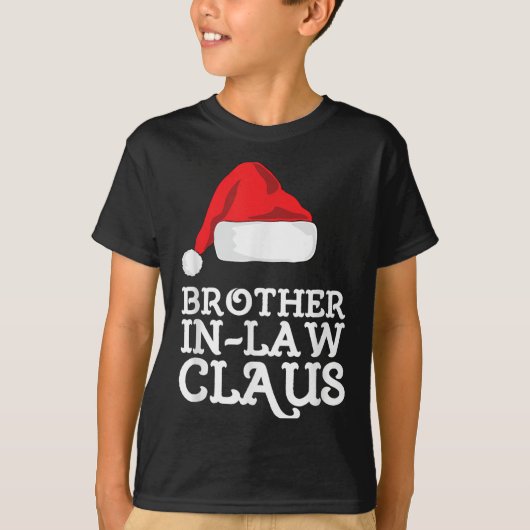 Schwiegersohn Claus Weihnachten Santas Pajama Fami T-Shirt (Vorderseite)
