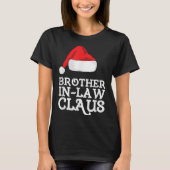 Schwiegersohn Claus Weihnachten Santas Pajama Fami T-Shirt (Vorderseite)