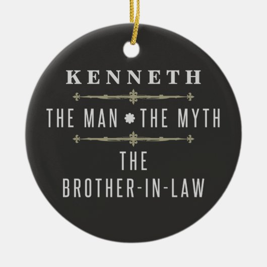 Schwiegersohn der Mann, der Mythos Keramik Ornament (Vorne)