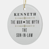 Schwiegersohn der Mann, der Mythos Keramik Ornament (Links)