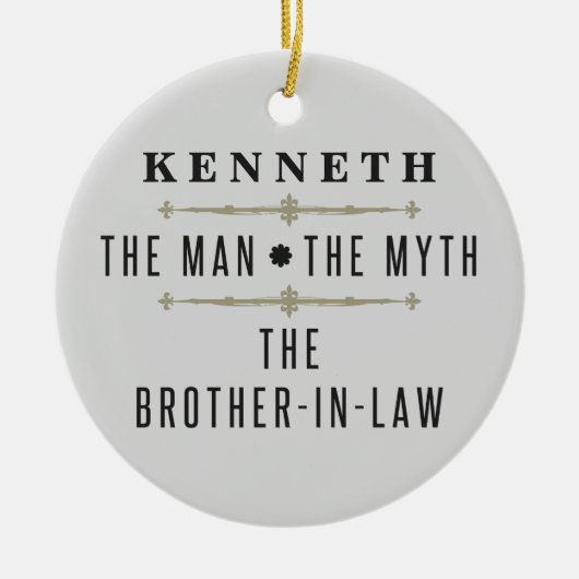 Schwiegersohn der Mann, der Mythos Keramik Ornament (Vorne)