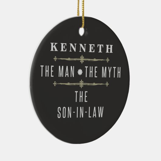 Schwiegersohn der Mann, der Mythos Keramik Ornament (Rechts)