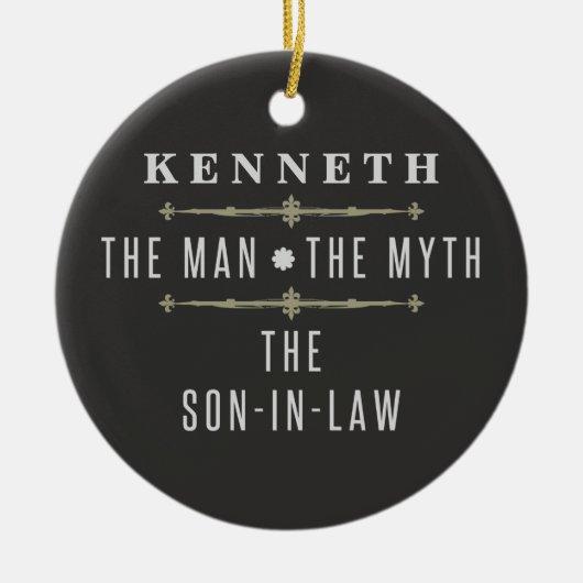 Schwiegersohn der Mann, der Mythos Keramik Ornament (Vorne)