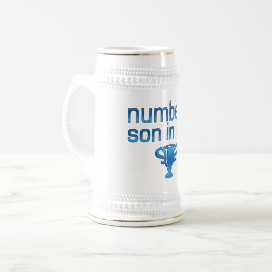 Schwiegersohn der Nr.-1 Bierglas (Vorderseite Links)