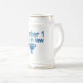 Schwiegersohn der Nr.-1 Bierglas (VorderseiteRechts)