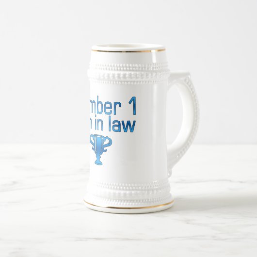 Schwiegersohn der Nr.-1 Bierglas (VorderseiteRechts)