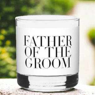 Schwiegersohn des Bräutigams Moderne / Individuell Whiskyglas